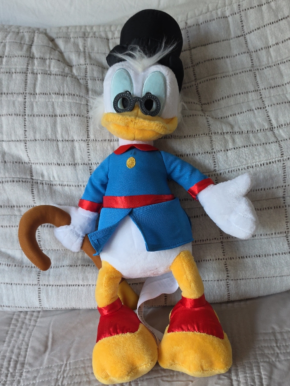Disney Scrooge McDuck Plush - Blue Coat with Red Trim